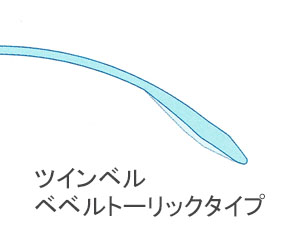 ハードコンタクトレンズ　乱視用　エッジデザイン